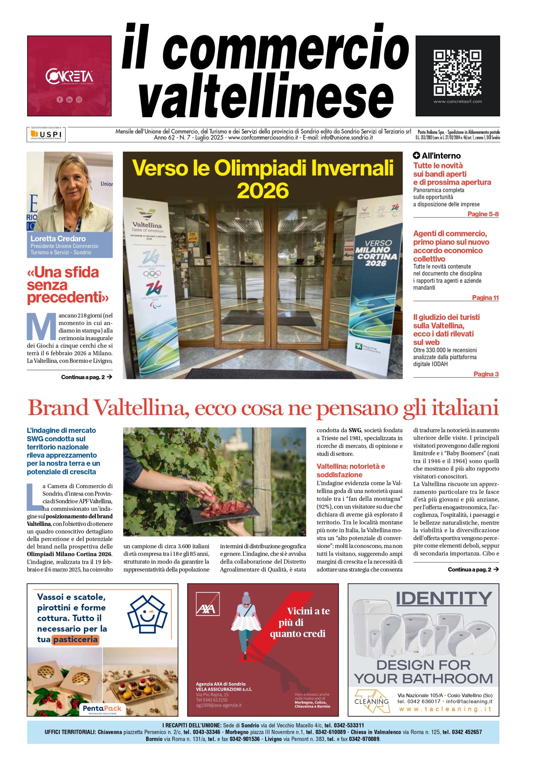 ECCO ‘IL COMMERCIO VALTELLINESE’ DI LUGLIO 2025