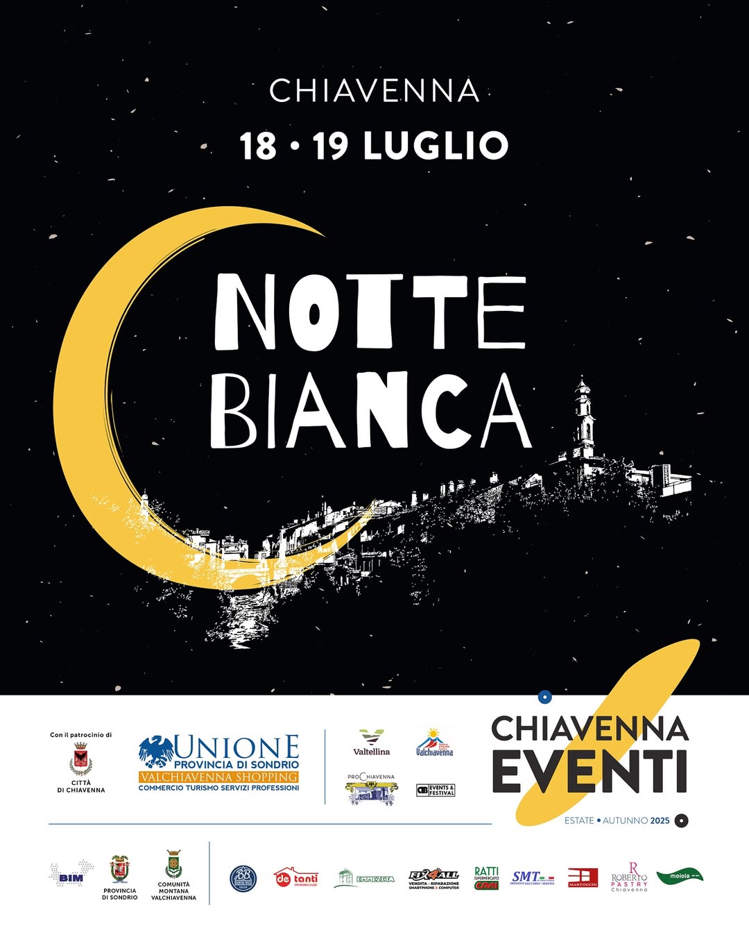 CHIAVENNA, LA NOTTE BIANCA SI AVVICINA