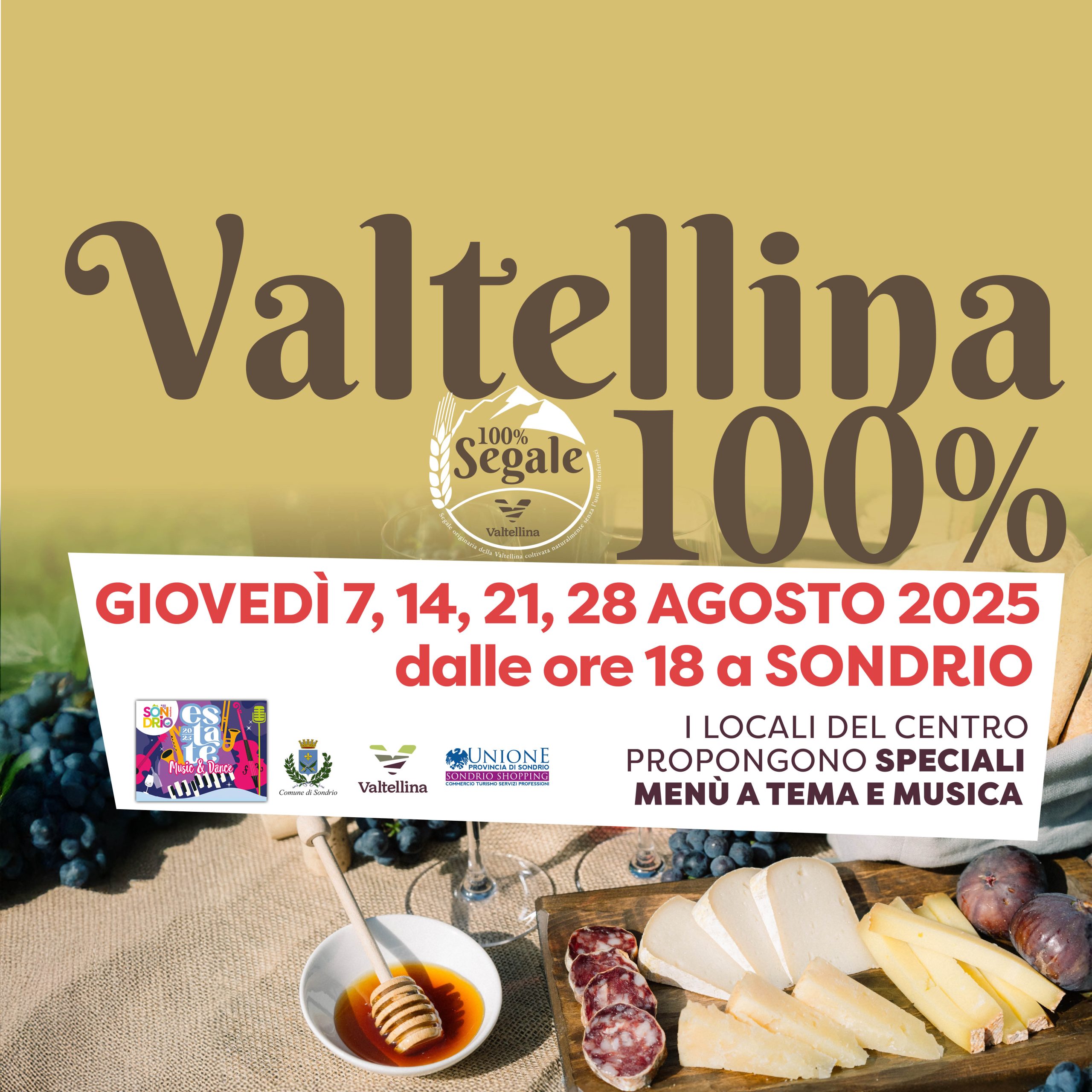 SONDRIO, L’AGOSTO È 100% VALTELLINA