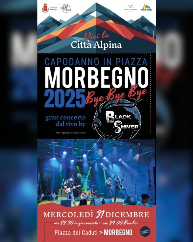 CAPODANNO A MORBEGNO, NUOVA LOCATION