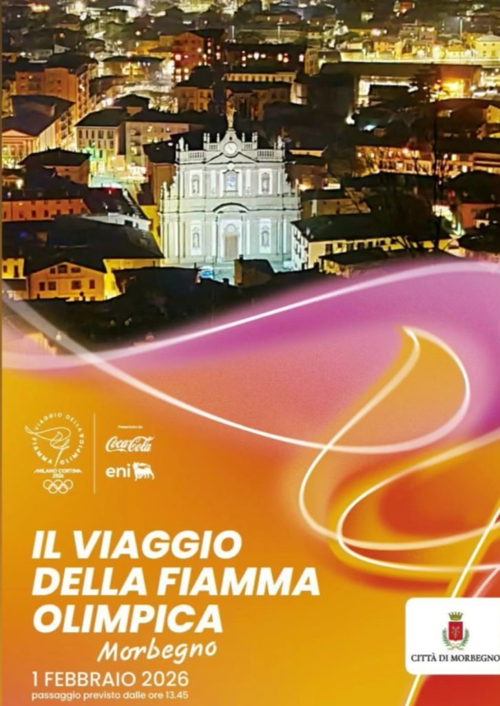 LA FIAMMA OLIMPICA A MORBEGNO