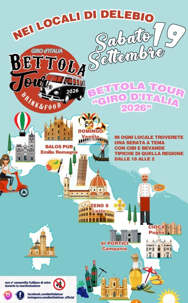 BETTOLA TOUR 2026, ECCO LE INFO