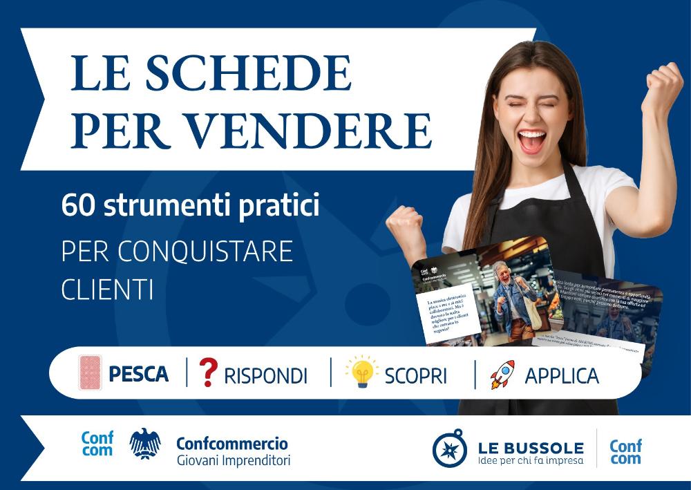LE SCHEDE PER VENDERE, NUOVA IDEA PER GLI ASSOCIATI