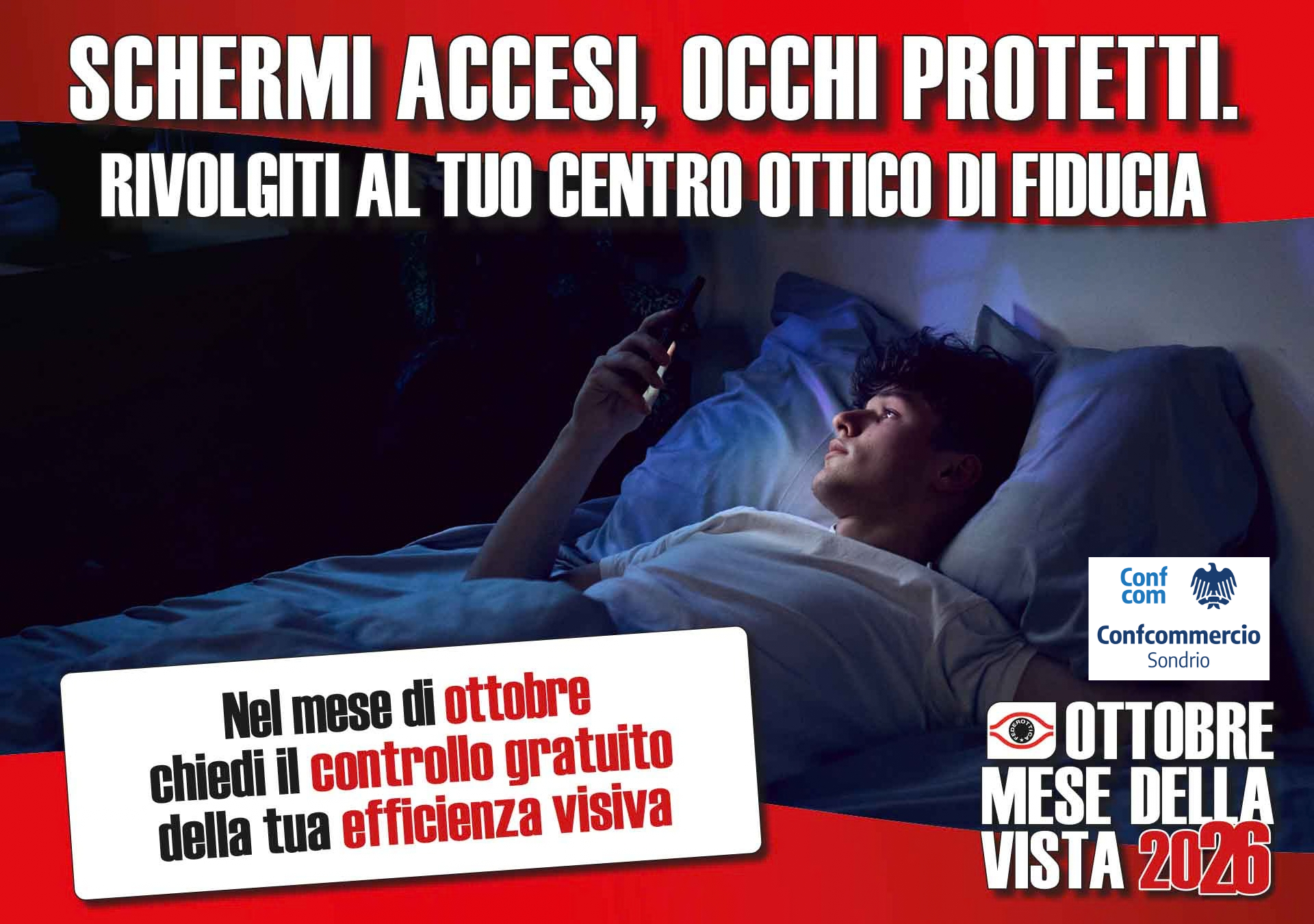 MESE DELLA VISTA 2026, OTTICI IN CAMPO